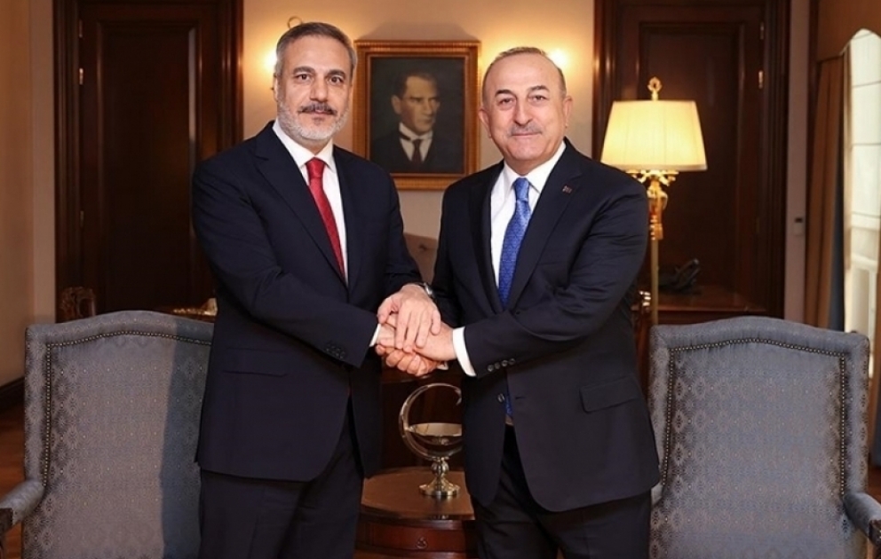New Turkish Foreign Minister Hakan Fidan assumes office