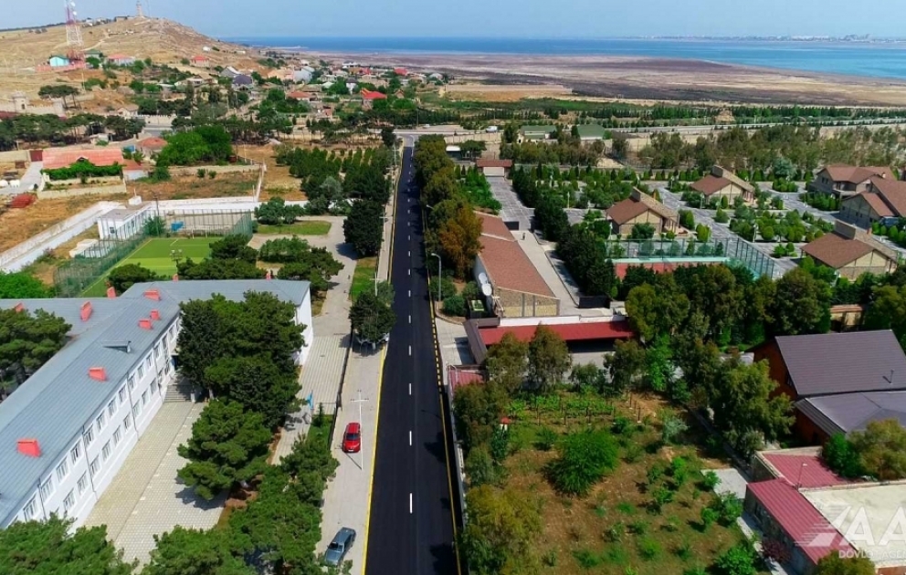Pirallahı rayonunda İlqar Məcidov küçəsi təmir olunub