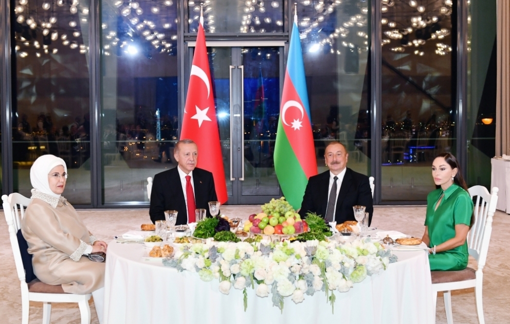 Baku hosted state reception in honor of Turkish President Recep Tayyip Erdogan and First Lady Emine Erdogan