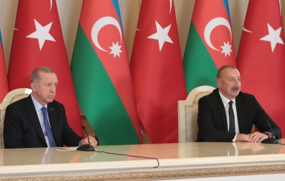 Prezident İlham Əliyev İkinci Qarabağ müharibəsi zamanı göstərdiyi dəstəyə görə Türkiyə Prezidentinə təşəkkür etdi
