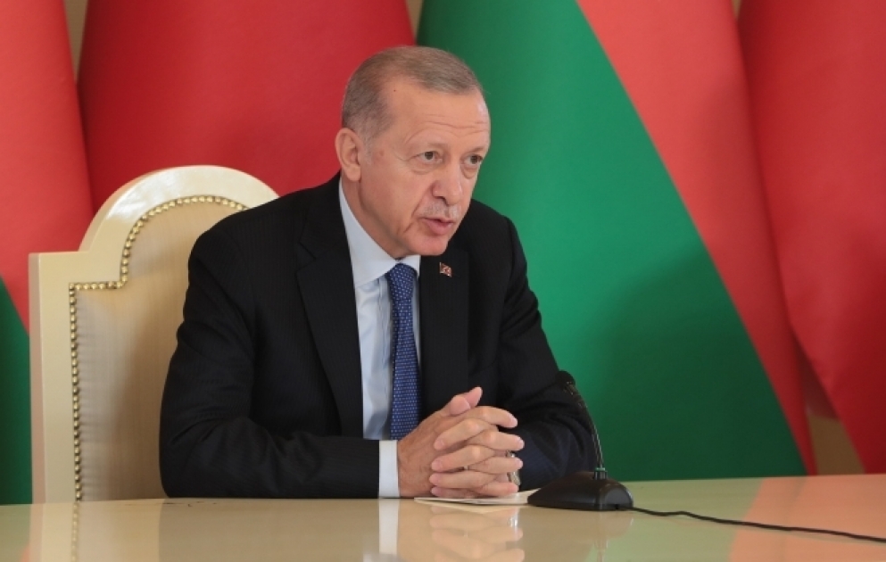 Ərdoğan: Zəngəzur dəhlizinin açılması Türkiyə ilə Naxçıvan arasında nəqliyyatı asanlaşdıracaq