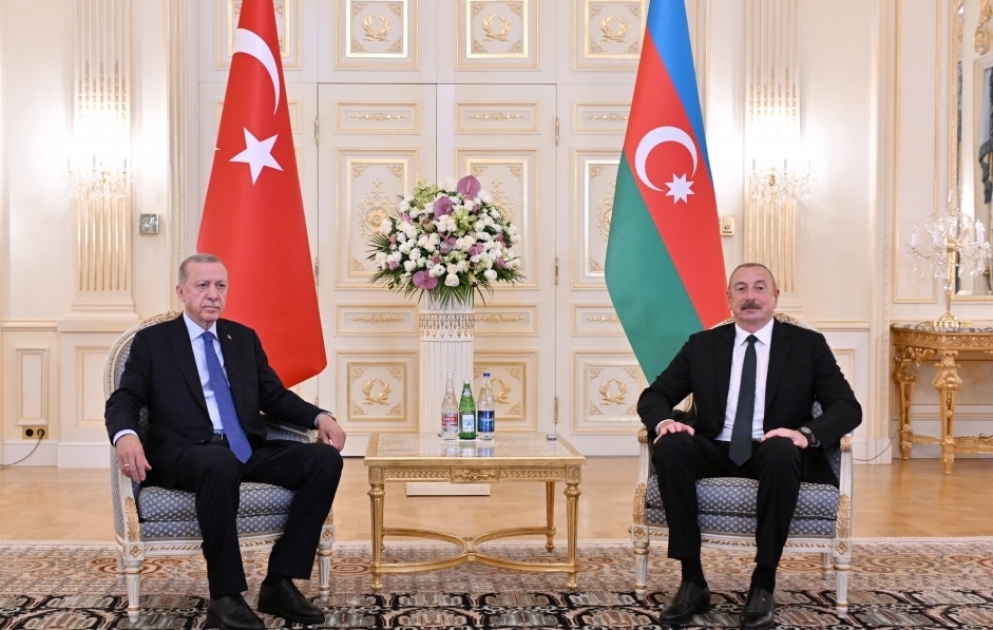 President Ilham Aliyev held one-on-one meeting with President of Türkiye Recep Tayyip Erdogan