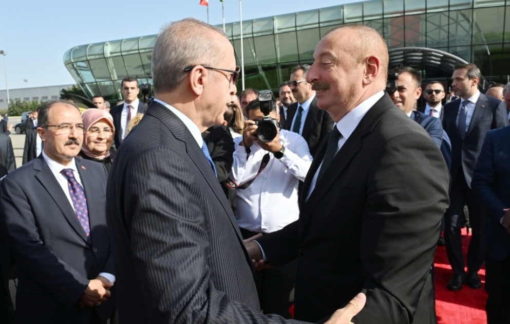 Turkish President Recep Tayyip Erdogan concludes his state visit to Azerbaijan