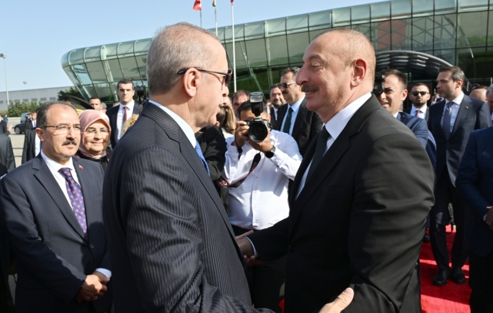 Le président turc Recep Tayyip Erdogan termine sa visite d’Etat en Azerbaïdjan