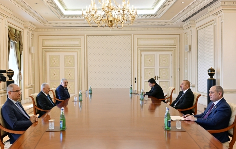 President Ilham Aliyev received First Deputy Chairman of Türkiye’s Justice and Development Party Binali Yıldırım