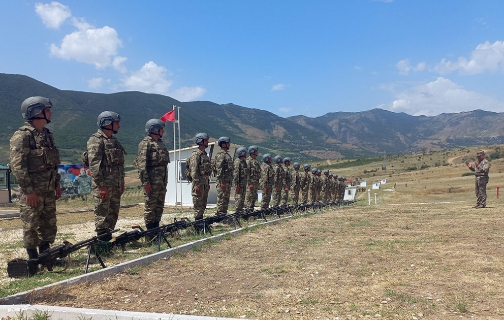 Practical shooting exercises were performed during training session
