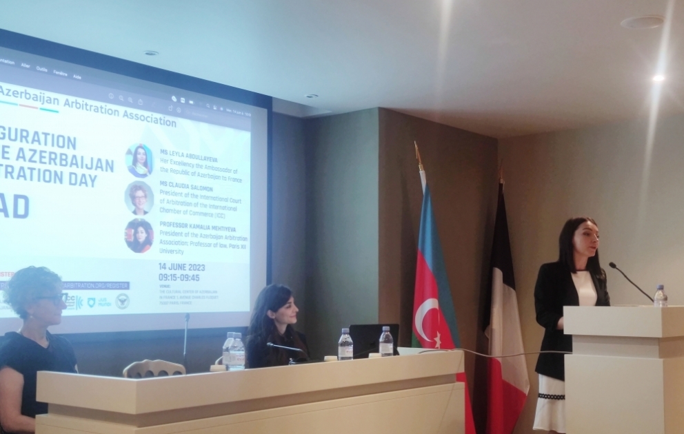 Parisdə Azərbaycan Arbitraj Günü qeyd edilib