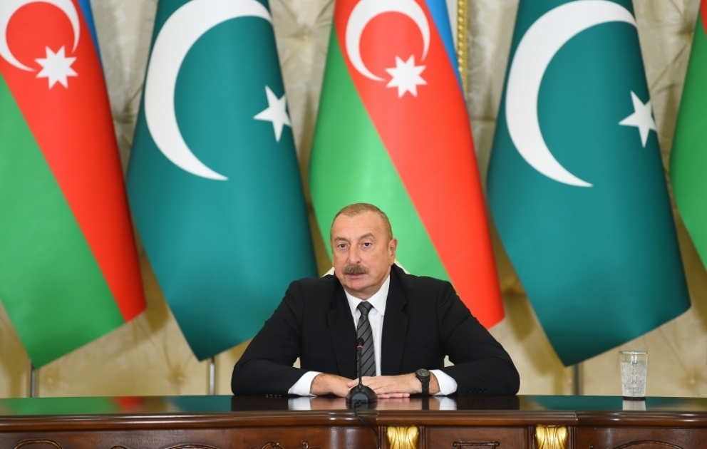 President: Azerbaijan always supports and will continue to support Pakistan on the issue of Kashmir