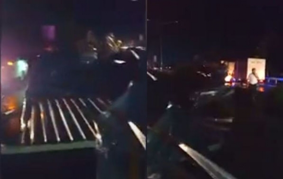 Güclü külək bir neçə avtomobil yolunda problem yaradıb