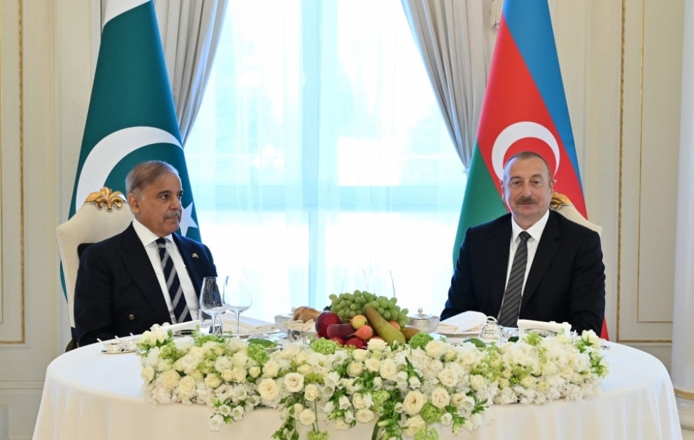 Offizieller Lunch zu Ehren von Premierminister Pakistans Muhammad Shehbaz Sharif