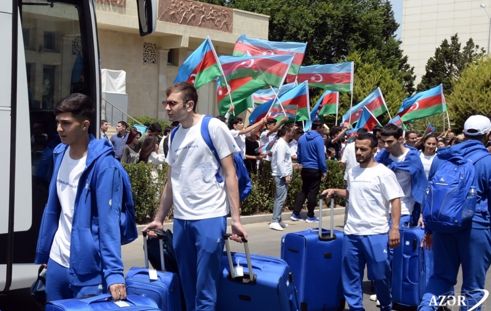 Azerbaijani athletes leave for Poland to attend 3rd European Games 2023 Krakow-Malopolska 2023