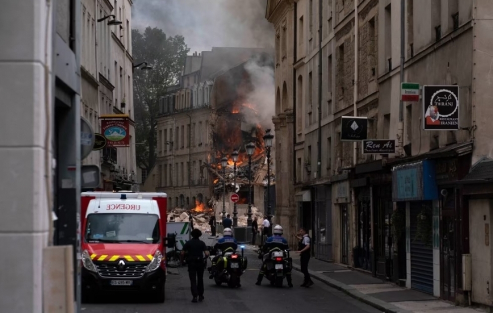 Gasexplosion im Zentrum von Paris