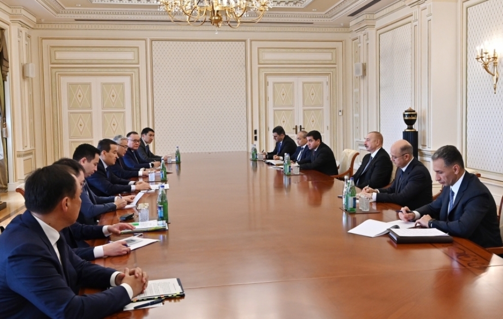 President Ilham Aliyev received Prime Minister of Kazakhstan