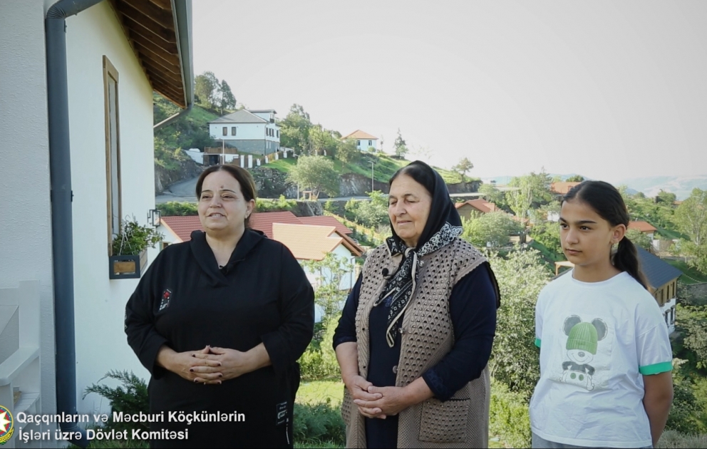 Laçın sakinləri doğma yurda qayıdışın sevincini yaşayır