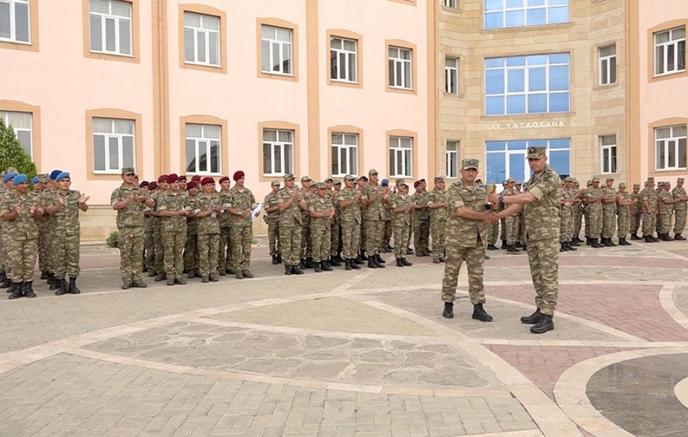 Hərbi qulluqçular arasında atletika və gimnastika üzrə birincilik keçirilib