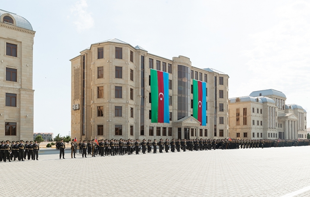 DİN-in Daxili Qoşunlarının Ali Hərbi Məktəbində növbəti buraxılış olub
