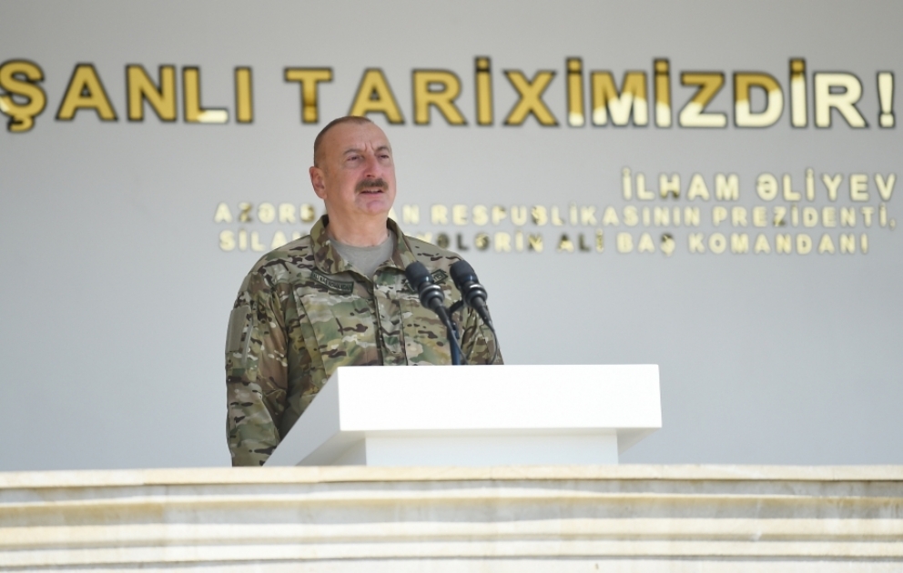 Prezident İlham Əliyev: Ulu Öndərin Azərbaycan Ordusunun formalaşmasında xüsusi rolu var