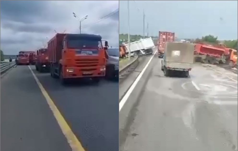 “Vaqner” Moskvaya gedən yolda maneələri aşdı
