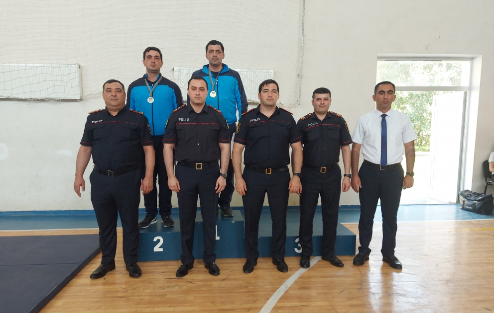 Polis əməkdaşları arasında yarış keçirilib