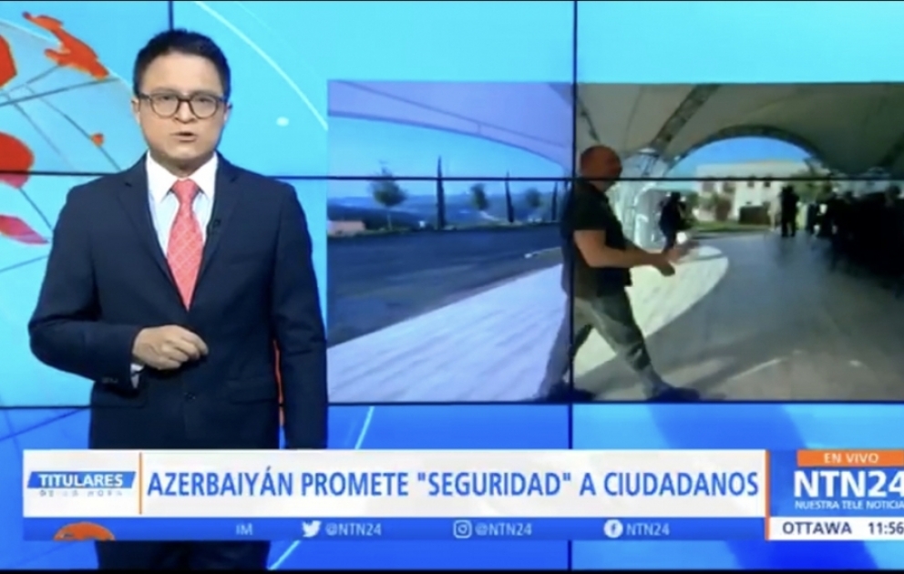 Kolumbiya telekanalında Vətən müharibəsinin yaratdığı yeni reallıqlar barədə süjet yayımlanıb