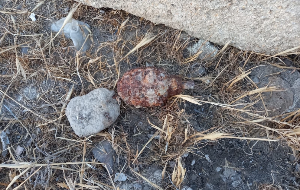 Balaxanı qəsəbəsində hərbi sursat aşkar edilib