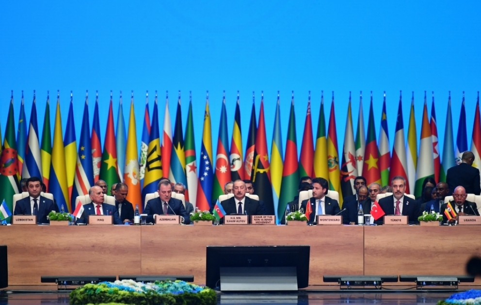 Ministerial Meeting of Non-Aligned Movement Coordinating Bureau gets underway in Baku 
President Ilham Aliyev attended the meeting