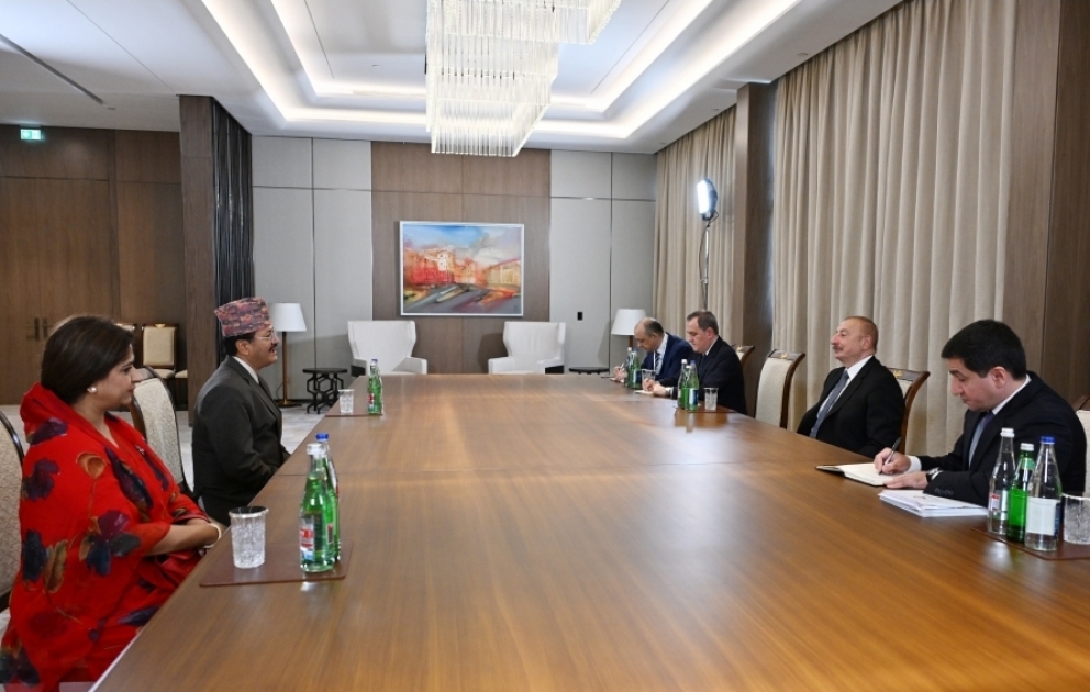 Prezident İlham Əliyev Nepalın xarici işlər nazirini qəbul edib  YENİLƏNİB