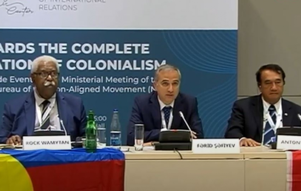 Qoşulmama Hərəkatının yekunu ilə bağlı mətbuat konfransı CANLI