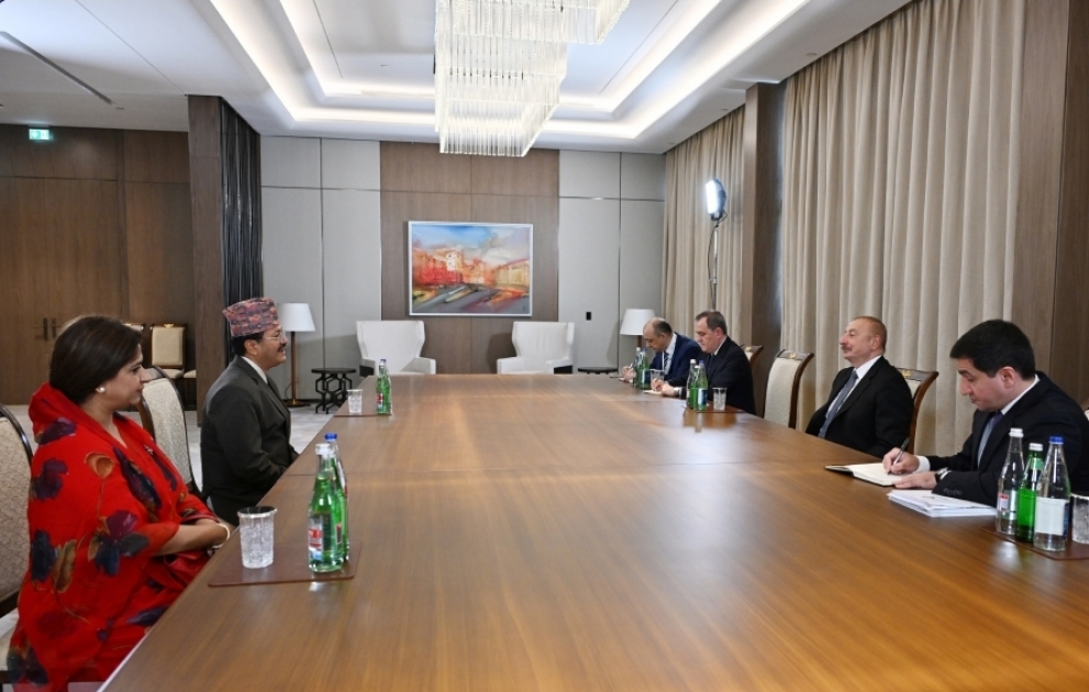 President Ilham Aliyev received Foreign Minister of Nepal