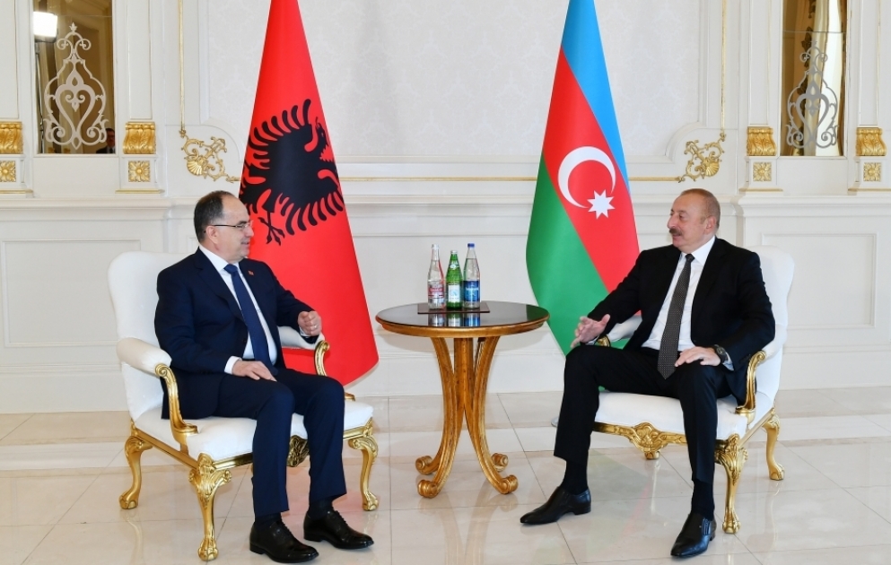 Azerbaijani and Albanian presidents held one-on-one meeting