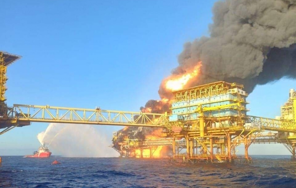 Катастрофа на нефтяной платформе в Мексиканском заливе: есть погибшие