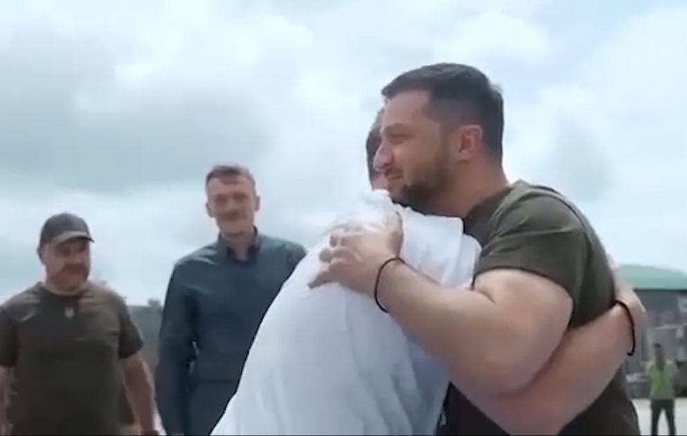 Rusiya əsirliyindəki Ukraynalı Azov  komandirləri geri qayıdıb
