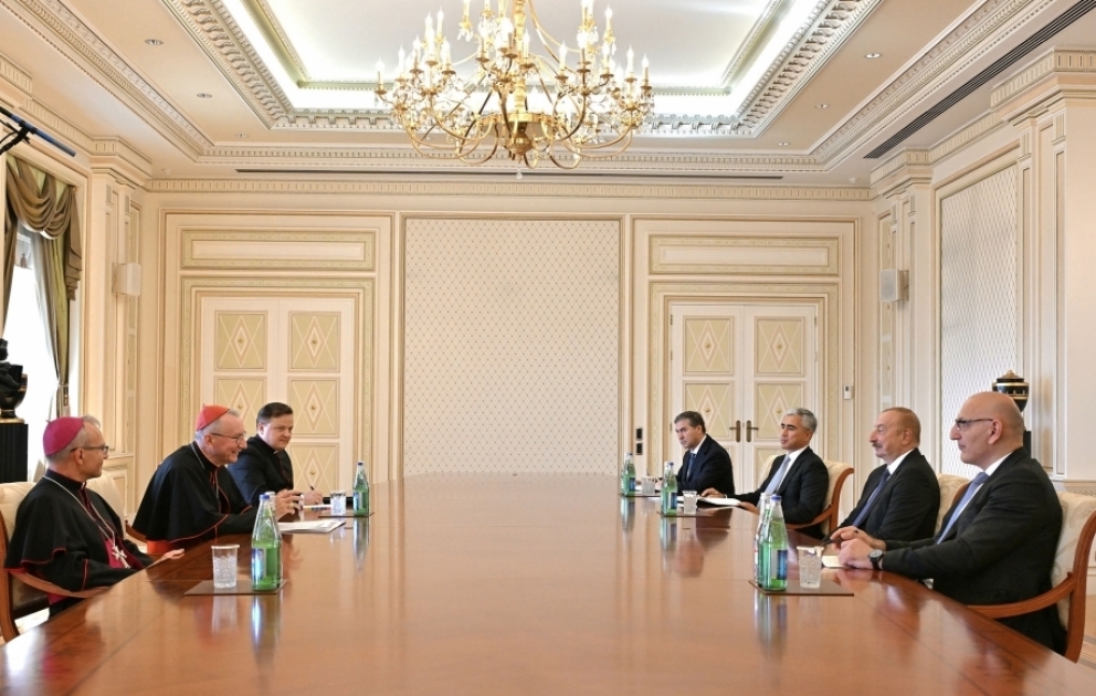 President Ilham Aliyev received Secretary of State of the Holy See