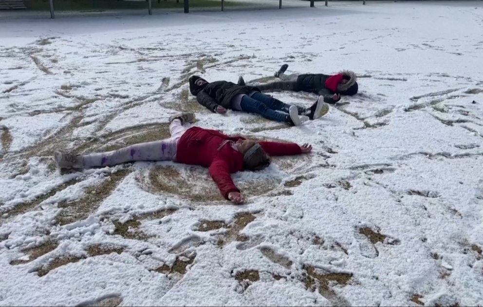 Rare snowfall in parts of South Africa
