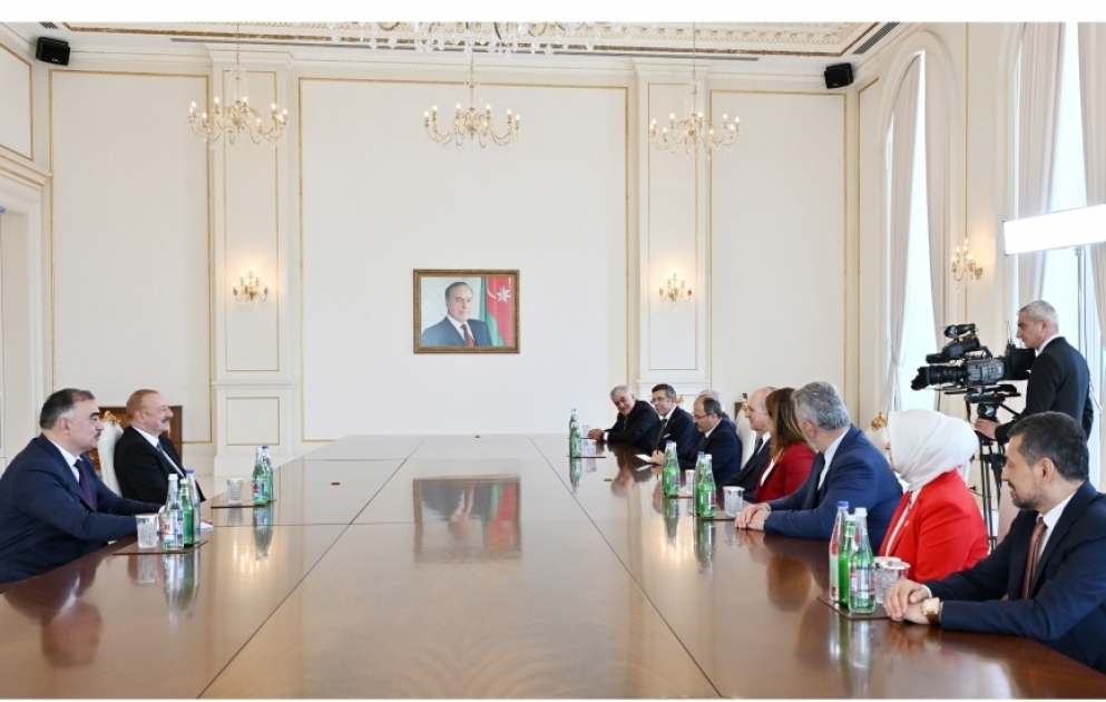 President Ilham Aliyev received Speaker of Great National Assembly of Türkiye