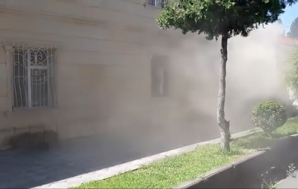 Balakəndə yanğın baş verib