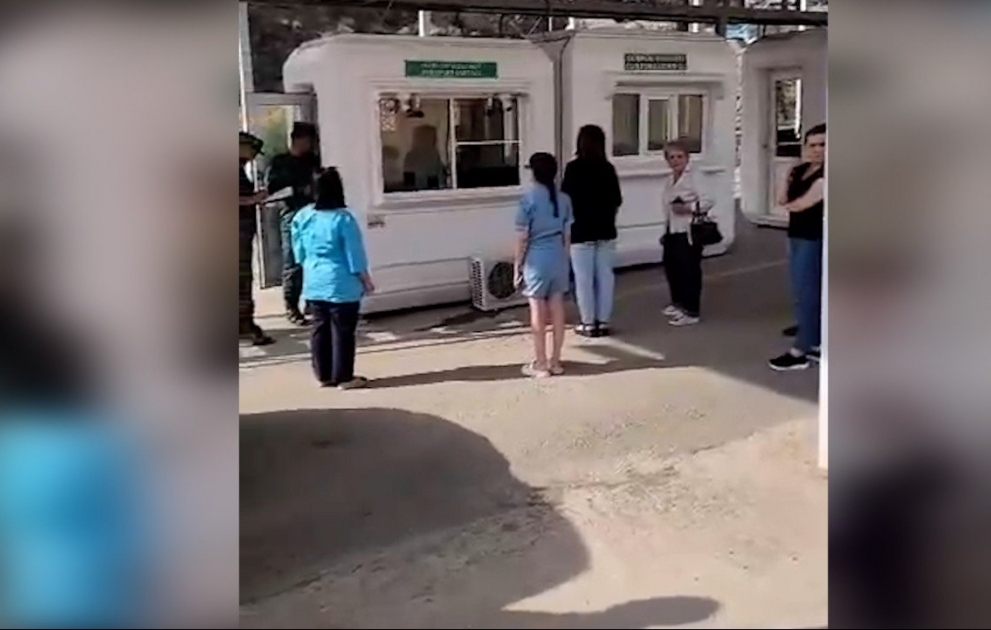 Новые кадры с пограничного контрольно-пропускного пункта Лачын