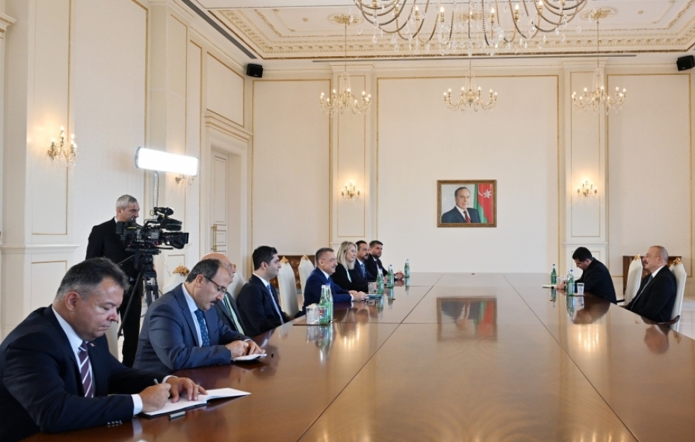President Ilham Aliyev received delegation of Foreign Affairs Committee of Grand National Assembly of Türkiye