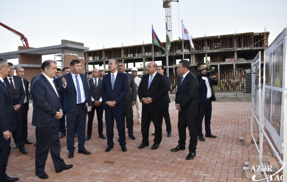 Özbəkistanın Baş naziri Füzuli rayonuna səfər edib