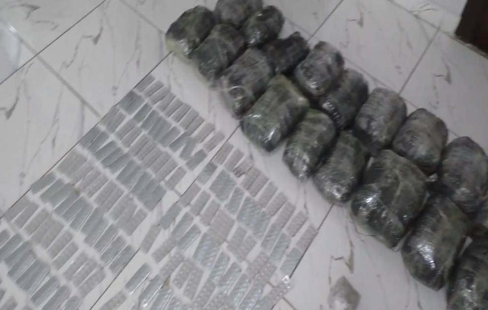 İrandan qaçaqmalçılıq yolu ilə Azərbaycana göndərilən 46 kq narkotik aşkarlanıb