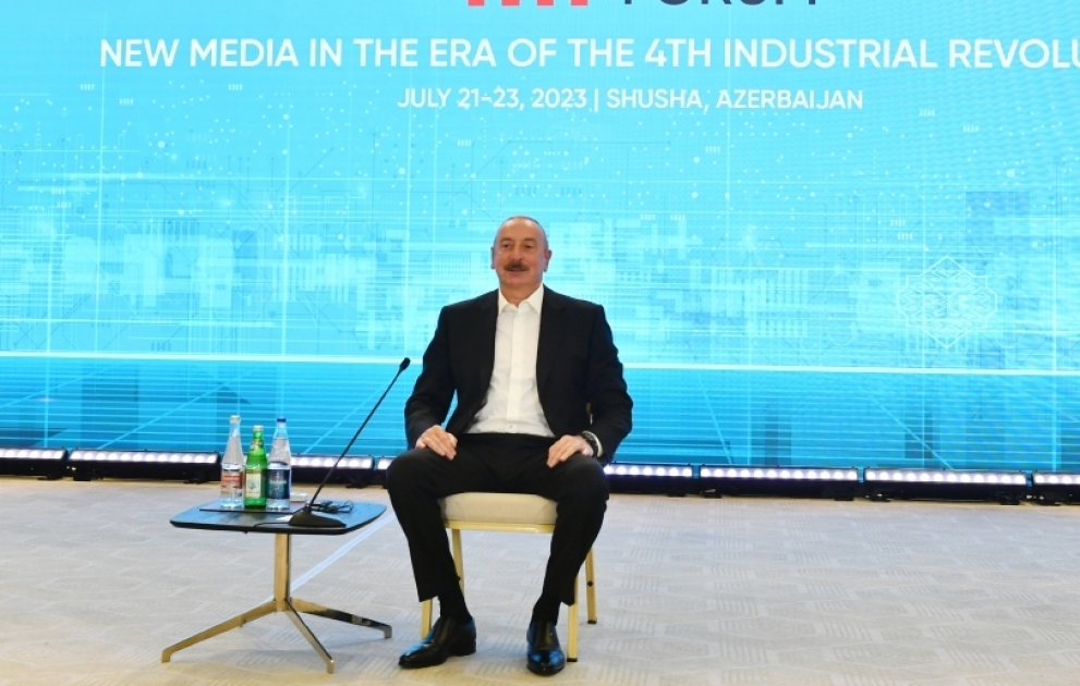 Opening Ceremony of Global Media Forum was held in Shusha 
 President Ilham Aliyev addressed Forum