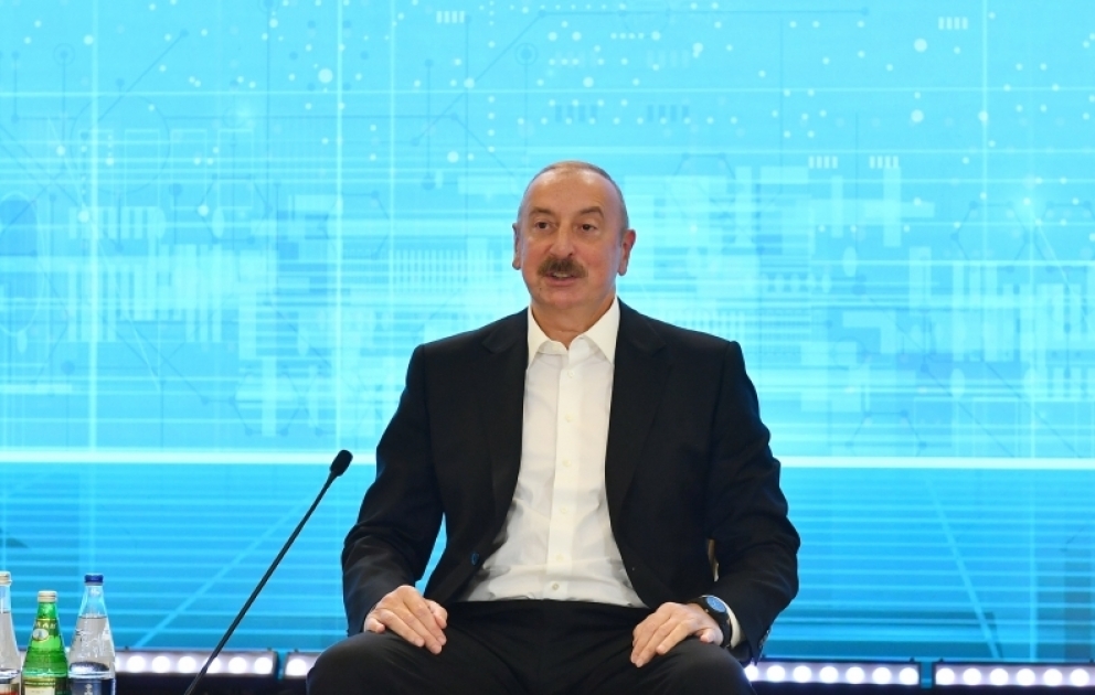Şuşada Qlobal Media Forumunun açılış mərasimi keçirilib 
Prezident İlham Əliyev Forumda çıxış edib