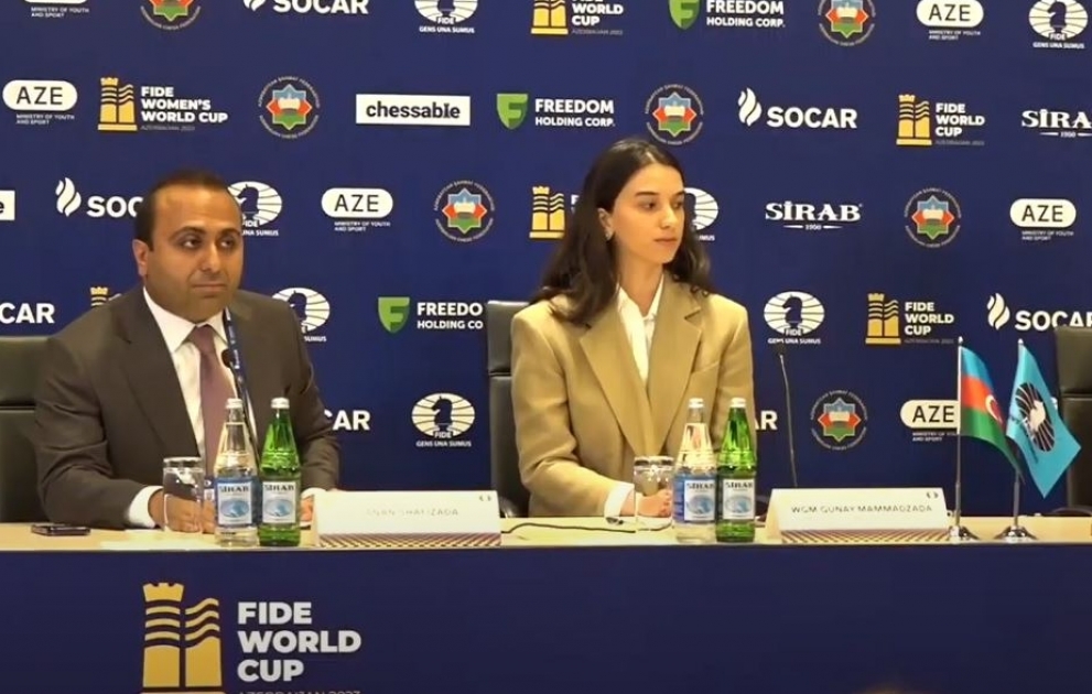 Şahmat üzrə Dünya Kubokunun mətbuat konfransı  CANLI