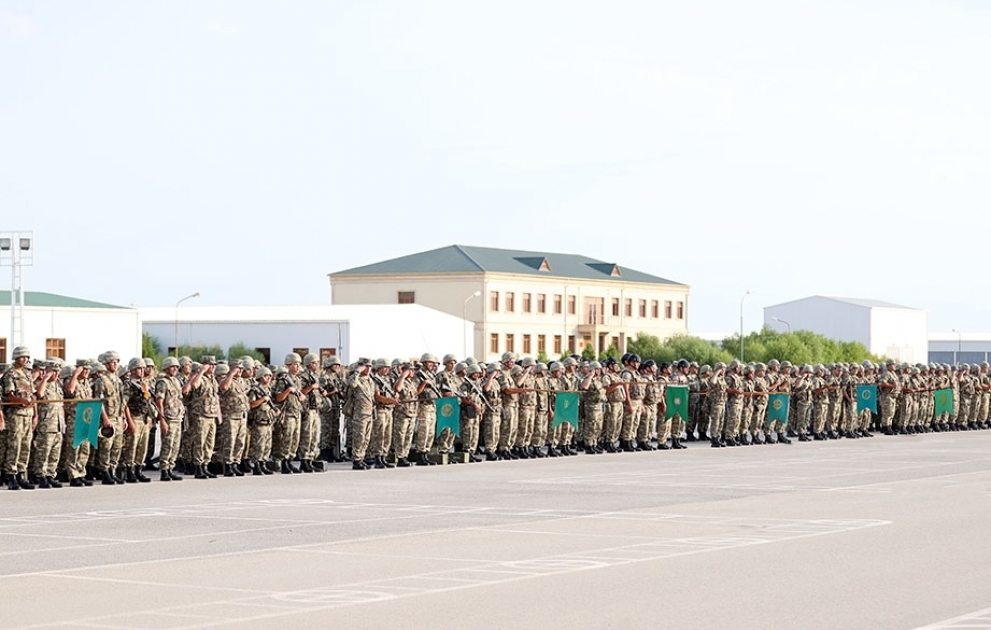 A new training period began in the Azerbaijan Army