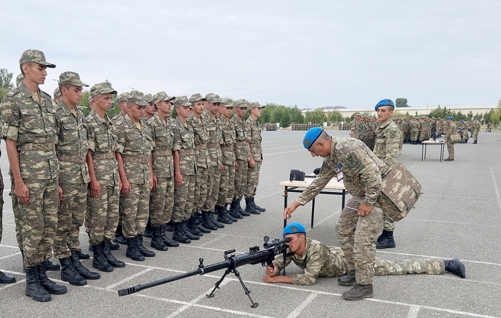 Special attention is paid to young soldiers’ training