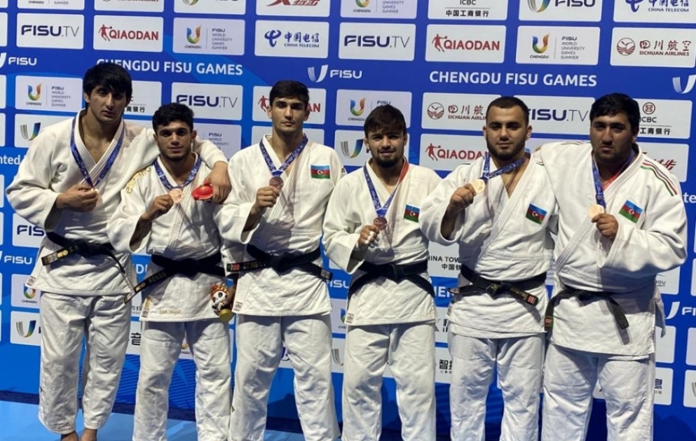 Azerbaijani judo team capture bronze at 31st FISU World University Games in Chengdu