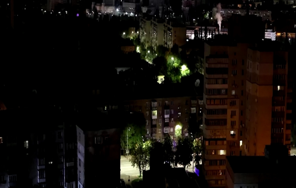 Explosions seen over Kyiv amid reports of Russian drone attacks