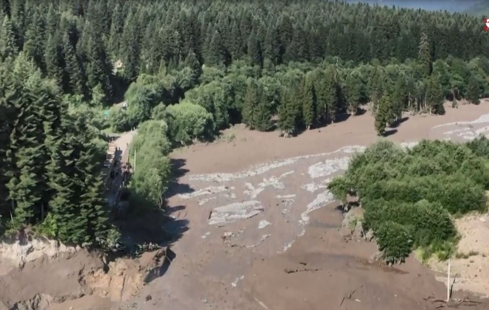 Drone video of devastating Georgia landslide that killed six people, 35 still missing