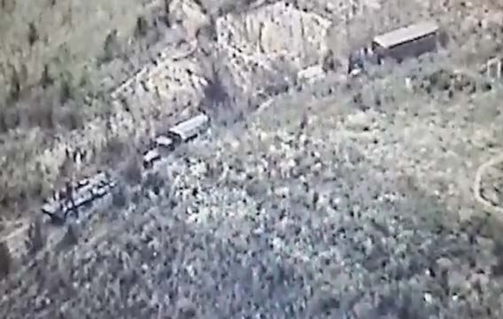 Rusiya sülhməramlılarının müşayiəti ilə ermənilərin qanunsuz daşımaları davam edir
