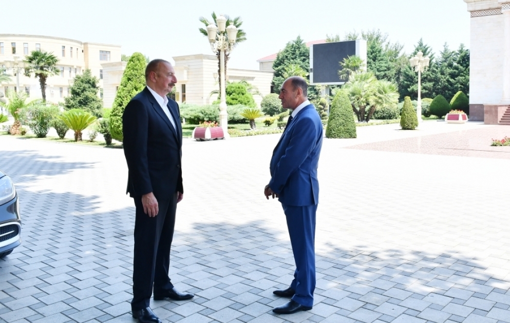 Prezident İlham Əliyev Bərdə rayonuna səfər edib